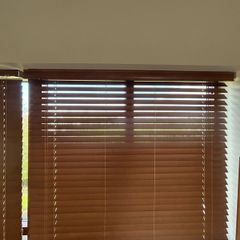 Vintage Oak Wooden Blind