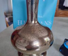 Vintage Solid Brass Home Decor Vase.