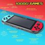 Retro Games Console: 10,000+ Preloaded Games, 5.1" HD Display, Handheld Game Console Image 2