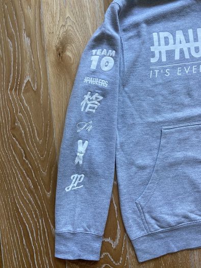 Unisex Grey Jake Paul Hoody Size Small