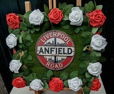 Liverpool Wall Plaque or Grave Tribute.