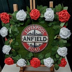 Liverpool Wall Plaque or Grave Tribute.