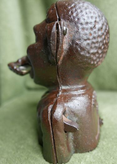 Antique Cast Iron Money Box