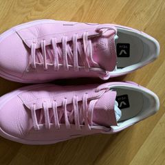 Limited edition Veja x Mansur Gavriel Pink Canpo trainers Sz EUR 40 UK 7