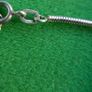 Vintage Sterling Silver 925 Snake Chain Bracelet length 7" - 2,3g Image 5