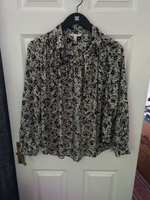 h and m blouse