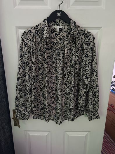 h and m blouse