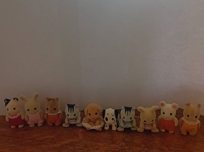 Sylvanian Toddler figures x 10