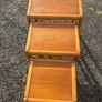 Mid-century vintage retro danish style nest of tables c1970 Image 6