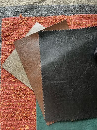 fabric pieces/ leather /pvc