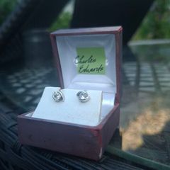 Lovely Vintage Charles Edwards Sterling Silver Earrings