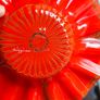 Handmade Poppy-Shaped Plate - Floral Design Glass Dish as Trinklet dish signed Image 9