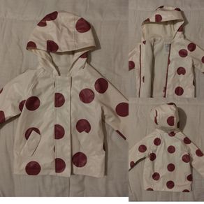 Hooded Fleeced Lined Raincoat