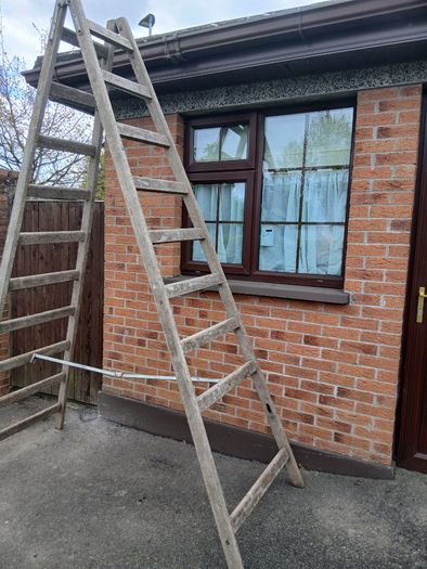 Large Wooden Ladder