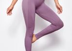 Gym leggings purple