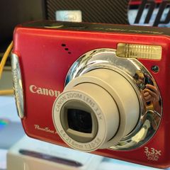 Canon Power Shot A480 10MP 3.3X Zoom Red Canon Digital Camera Canon Powershot/ Used