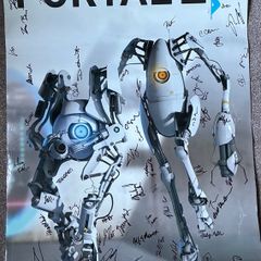 Signed PORTAL 2 Valve Development Team Poster