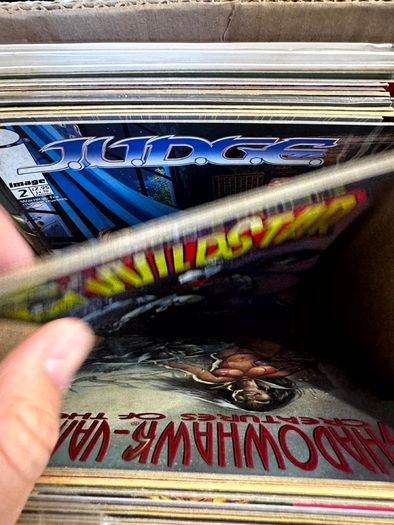 Image & Top Cow Long Comic Box w 320 comics for Sale
