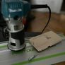 Rail Guide for Makita RT0700C Router on Festool FS Rail Image 3