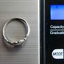Vintage Rolled Gold Claddagh Ring - silver tone, size O Image 10