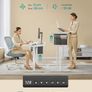 Electric Height Adjustable Standing Desk 140 cm Sit Stand Office Desk Home Office Computer Workstation Image 4