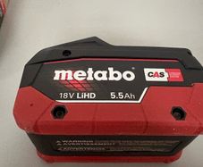 Metabo 5.5 ah Lihd battery new
