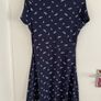 Louche dress navy dragonfly size 10.  New no tags Image 3