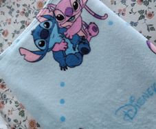 Extra Large Disney Stitch Fleece Blanket and Hot Water Bottle Set