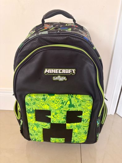 Smiggle Minecraft Trolley Backpack School Bag