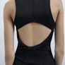 ZARA NEOPRENE-EFFECT Fitted sleeveless dress Image 2