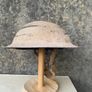 Original WW2 British Mk2 Steel Helmet. Desert Camouflage. Original Liner & Chinstrap. Militaria Image 2