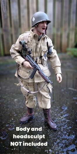 1/6 Scale DID U.S. 101st Airborne Ryan 2.0 Figure Kitbash Parts (Read Description) Model German WWII Dragon Model