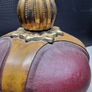 Vintage Italian Leather Decanter Crown Design (18 cm) Image 4
