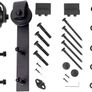 6ft Sliding Barn Door Hardware Kit Track Rail System for Wooden Door 183cm Image 5