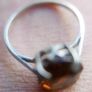 Vintage Sterling Silver 925 Garnet Ring Image 9