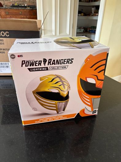 Power Rangers - White Ranger Helmet - sealed