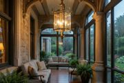 Large brass square Lantern