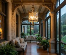 Large brass square Lantern