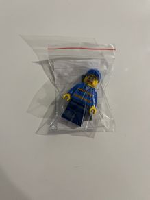 Lego City Snowplow Driver minifigure