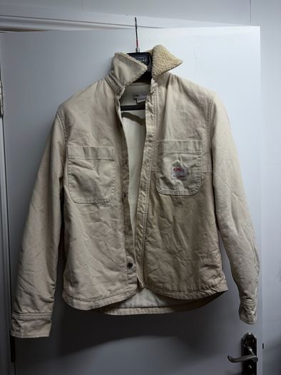 Zara x Peanuts Mens Cream Denim Jacket Limited Edition Style
