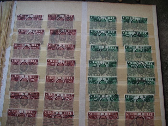 A mixed collection of used stamps, presented in the stock book #3