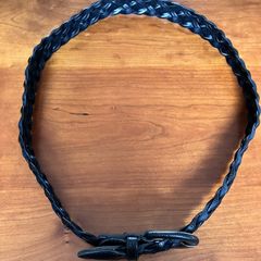 Ladies Black Faux Leather Belt by Astor