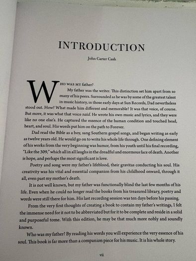 The Complete Johnny Cash - Lyrics from a lifetime of songwriting - hardback