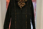 Vintage style  Faux fur swede Jacket
