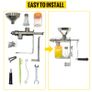 Manual Oil Press Machine 304 Stainless Steel for DIY Seed Nut Peanut Oil Expeller Extractor Household Cold Oil Extractor Image 6