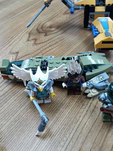 Lego Chimea vehicles and figures.