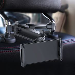 EAFC Telescopic Car Rear Pillow Phone Holder Tablet Car Stand Seat Rear Headrest Mounting Bracket for Phone Tablet 4-11 Inch