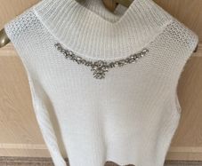French connection mohair wool mix top