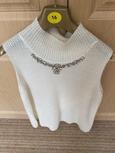 French connection mohair wool mix top