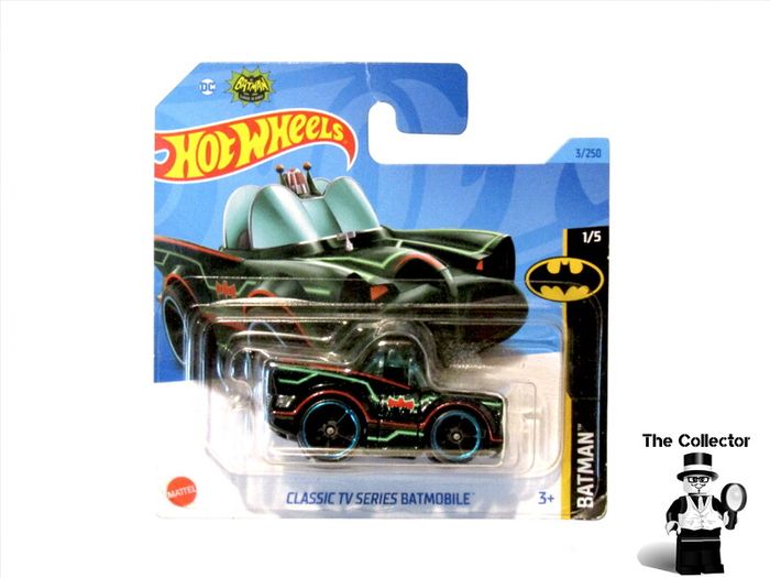 Hot Wheels Batman Classic TV Series Batmobile Tooned Green Blue Diecast Car Brand New Sealed